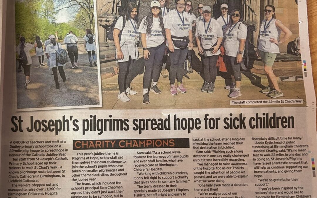 Making the newspaper!