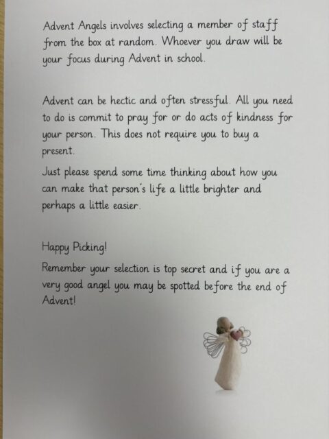 Advent Angels | St. Joseph's Catholic Primary School